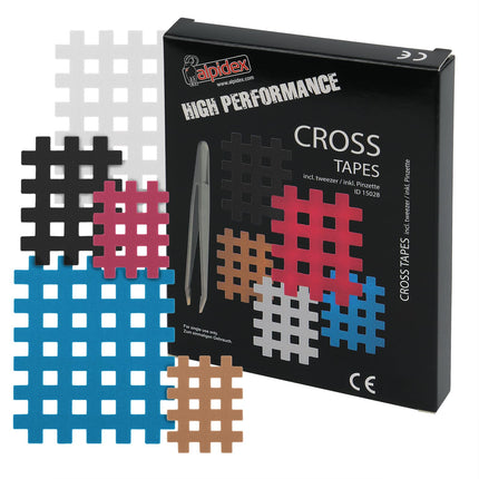 Cross-Tape grid plasters in various sizes and quantities, Quantity: 170 pieces - Size AB and C