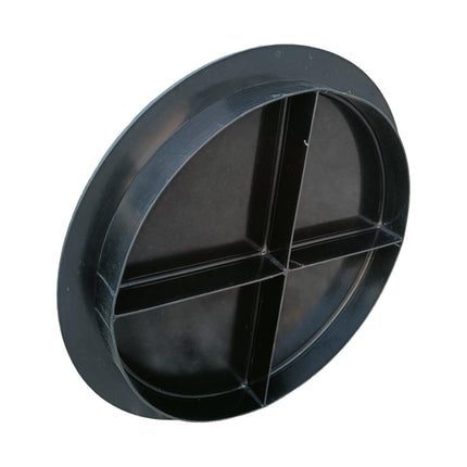 Varile manhole cover for DN1000 KG pipe 115cm - 200kg load capacity | universal manhole cover made of plastic | cistern cover (black)