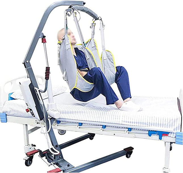 CEEBUS Patient Lifter Sling Stair Transfer Belt Patient Lifter, Movable Support Lifting Platform Gait Harness Standing Walking Aids Assisted Leg Trainer, for Elderly, Disabled