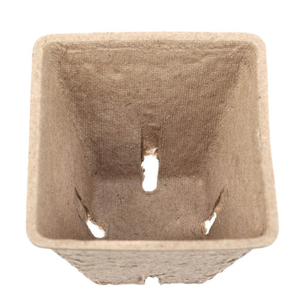 Schramm® Growing Pots 20, 60 or 100 pieces made of cellulose Height: 5.5 cm biodegradable Plant Pot Plant Pots, Quantity: 100 pieces