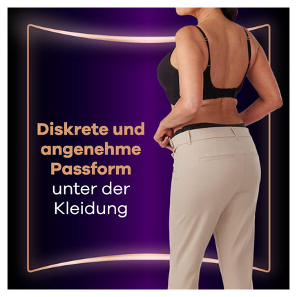 Always Discreet Boutique Incontinence Pants Size M (9 Pants) for Women, for Bladder Weakness, Absorb Odor and Moisture, Prevent Leakage, Black (Packaging May Vary)