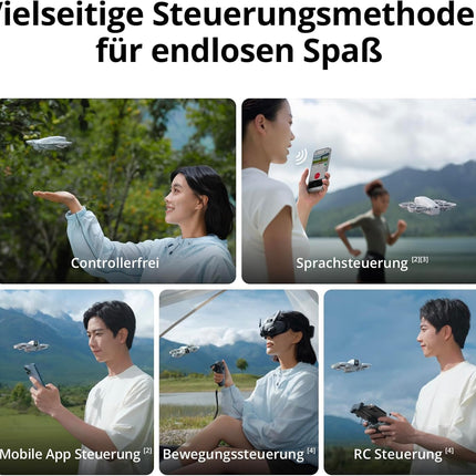 DJI Neo Fly More Combo with Versatile Accessories, Mini Drone with 4K Camera, 135g Self-Flying Drone, Follow Me Function, Hand Launch, AI Subject Tracking, with RC-N3 and 3 Batteries