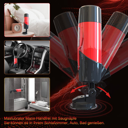 Honeyexp Electric Masturbator Man Hands-Free Cup with 7 Modes Telescopic and Rotation, Sex Toys for Men, Masturbation for Men, Pocket Pussy Masturbators Sex Machine Machines &amp; Devices