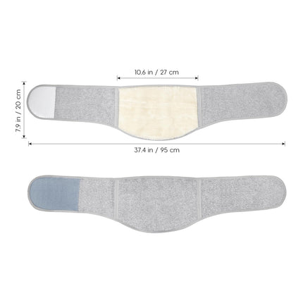 Healifty Kidney Warmer Kidney Protector Back Warmer Heat Belt Elastic Abdomen Waist Support Size M