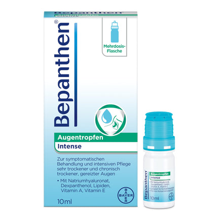 Bepanthen Eye Drops Intense, relief for very dry and chronically dry eyes, suitable for contact lenses - 10ml