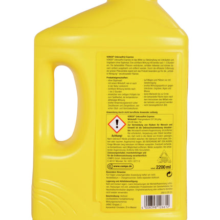 COMPO VOROX Weed-Free Express - 2.2L - Control of weeds on ornamental plants, fruit and vegetables, concentrate