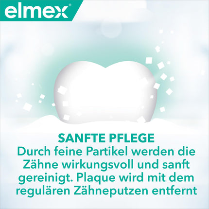 elmex Sensitive Toothpaste 2x75ml – gentle tooth cleaning and protection for sensitive teeth – clinically proven for strong teeth and against caries
