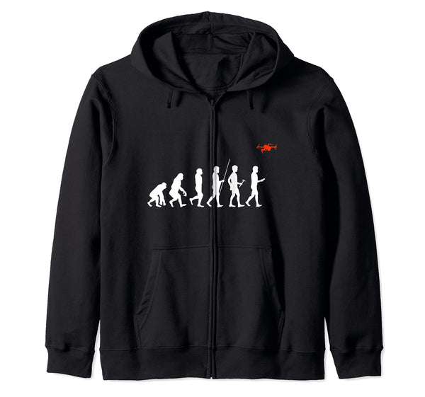 Evolution Drone Shirt Drone Copter funny T-Shirt Hoodie