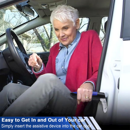 Car exit aid for seniors, 2 pieces car entry aid, emergency hammer car, support handle car handle for seniors, disabled