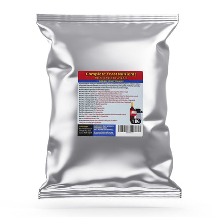 Complete yeast nutrients bulk pack 1 KG for alcoholic fermentation