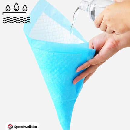 20 disposable incontinence pads for beds, size XL, 150 x 80 cm, hospital quality, highly absorbent, absorbs up to 2300 ml