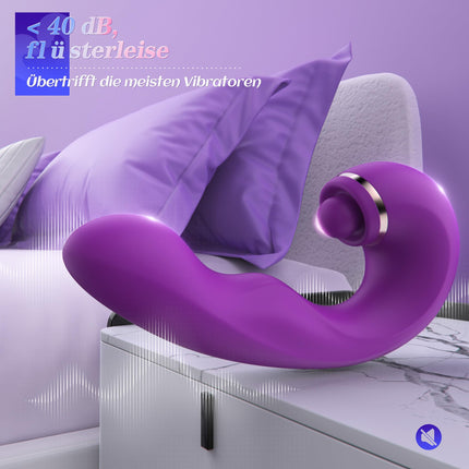 Erotic Butterfly Vibrator for Clitoris with APP - Silicone Flutter Vibration for Women G-spot Pulsating Stimulator Sex Toy for Women, 3IN1 Dildo Vibrator Sets for Women Couples 5x5x10 modes