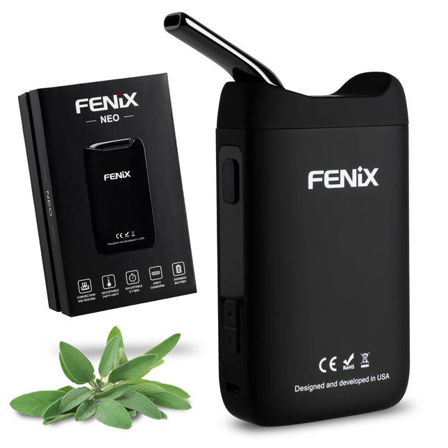 FENiX NEO Premium Vaporizer USB-C | 100% convection | Titanium chamber | New patented cooling technology | Ceramic cooling path and ceramic mouthpiece | Temperature range 120-221°C