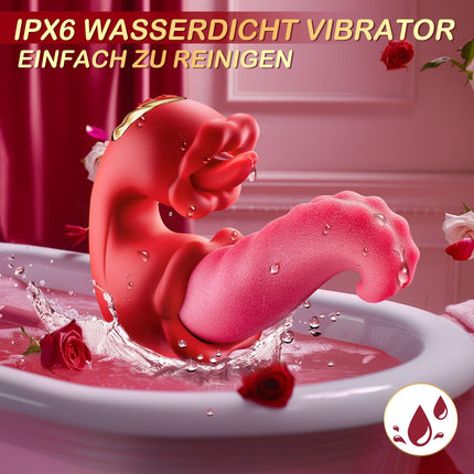 Vibration for women tongue vibrator, sex toy for women 3 in 1 vibrator sets for women clitoris with 10 swing mode sex toys, sex toys for women solo vibrators sex toyset for woman