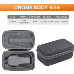 MotuTech Protective Case for DJI Air 3 Drone and RC-N2 Remote Control Bag Protective Case Portable Storage Case Transport Box (for DJI Air 3 Drone + RC N2 Remote Control)