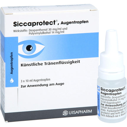 SICCAPROTECT eye drops 3 x 10 ml