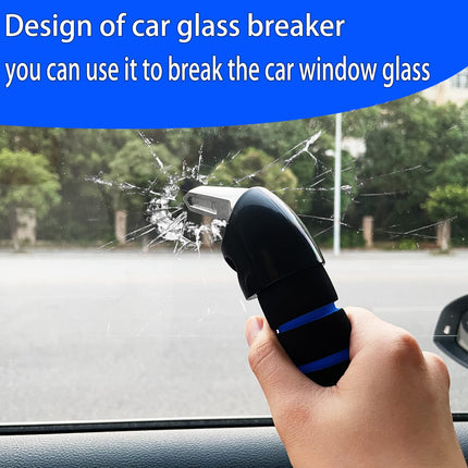 Car Grab Handle for Elderly Car Grab Handle Car Door Handle Multifunctional Handle Car Door Lock Handle for Seniors and Disabled (Blue)