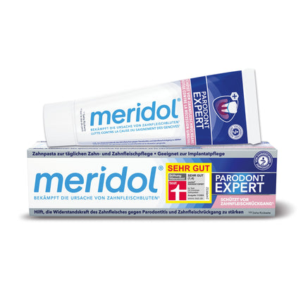 meridol Toothpaste Parodont Expert 75 ml - Toothpaste has an antibacterial effect and supports the natural healing process of the gums