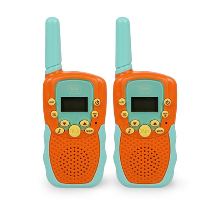 Legami - Set of 2 walkie-talkies, walkie-talkies with 8 channels, transmission up to 3-5 km in open space, adjustable volume, radio for long-distance communication, 4 x 14 x 2 cm