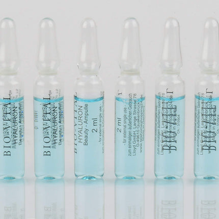 BIO-VITAL Hyaluron Cosmetic 15 ampoules of 2 ml hyaluronic acid