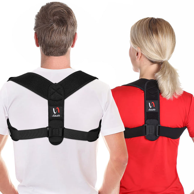 Schiara Posture Corrector for Women and Men: Comfortable Upper Back Support Adjustable Back Support for Back, Neck and Shoulder