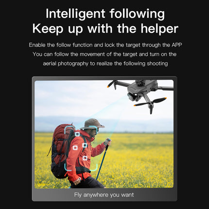 Goolsky Drone, Drone with 4K Dual Camera GPS, Obstacle Avoidance, Brushless Motor, Optical Flow Positioning, RC Drone for Kids and Adults, with Storage Bag