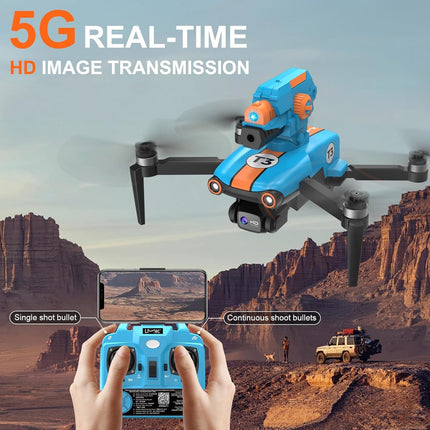 OBEST Drone with 1080P Adjustable Camera, Brushless RC Folding Drone with Shooting Tower, FPV WIFI Quadcopter, Optical Flow Positioning, Mini Drone for Kids Beginners