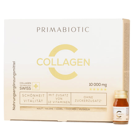Primabiotic Collagen - Collagen Pack 30 Bottles 30ml - High Collagen Content [10,000 mg] - Hydrolyzed - High Quality - 900ml - Absorption 95% (30)