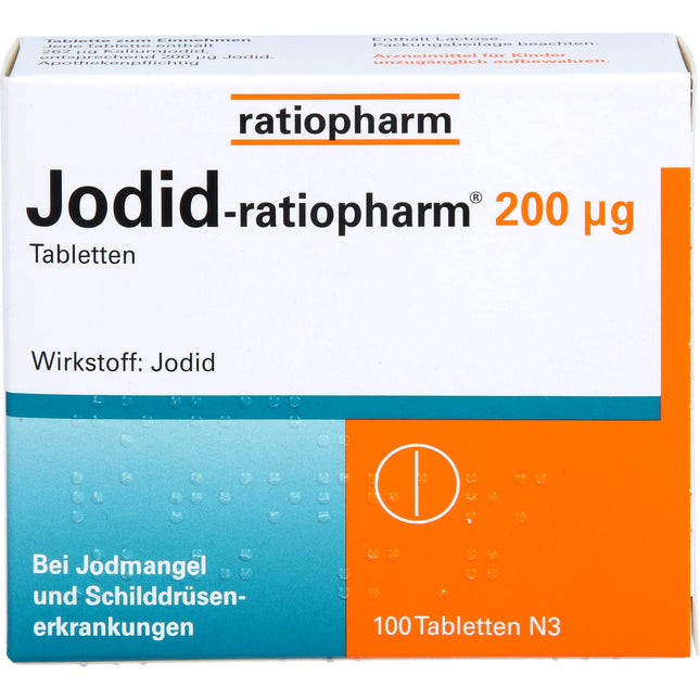 JODID ratiopharm 200 µg tablets 100 pcs