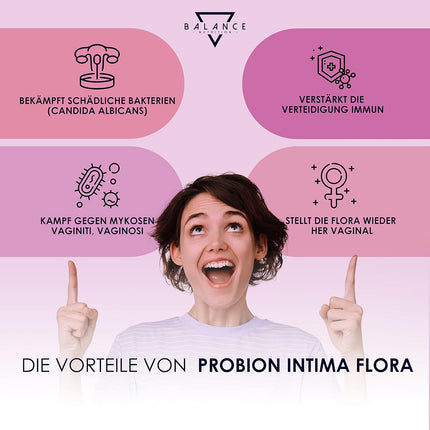 PROBION® - Culture Complex for Women's Intimate Flora | Vaginal Probiotics | Probiotics for Women | Dietary Supplement Prebiotics | Well-being of the Bacterial Vaginal Flora | 30 Capsules