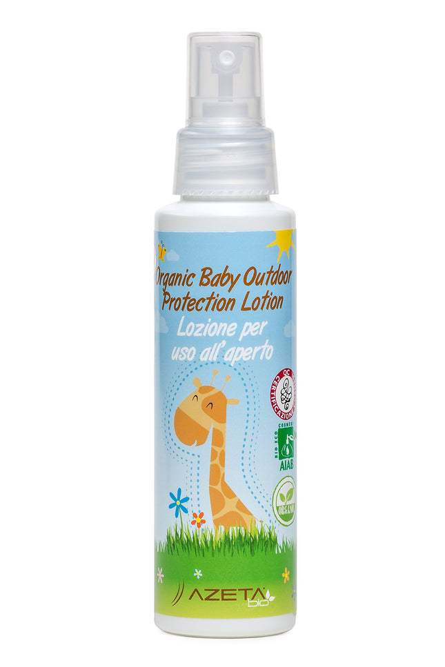 Organic anti-mosquito lotion with lavender scent, purely natural, 100% plant-based for the whole family, AZETA organic, 100ml