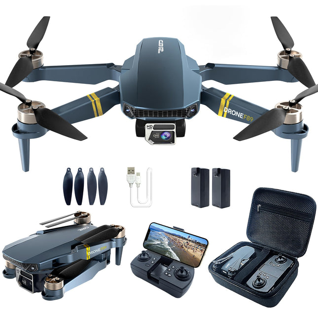 Brushless Super Endurance Foldable Quadcopter Drone for Beginners – 40+ Minutes Flight Time, Wi-Fi FPV Drone with 120° Wide-Angle 4K HD Camera, Brushless Motor, F89-DE-240611-2