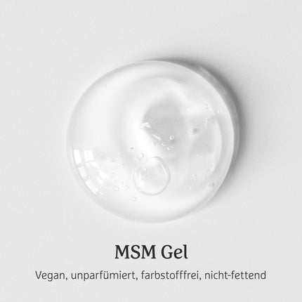 MSM Gel for Face and Body - 200 ml - Free from fragrances and dyes - MSM Lotion without Sodium Benzoate - High-quality MSM sulfur from the USA
