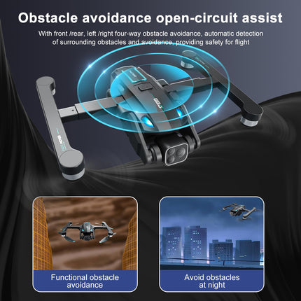 OBEST GPS Drone with 4K Camera, Auto Return Follow Me Optical Flow Brushless Motor Drones 36 Mins Long Flight Time, 360° Obstacle Avoidance, 5G WIFI FPV Transmission Drone for Beginners Adults