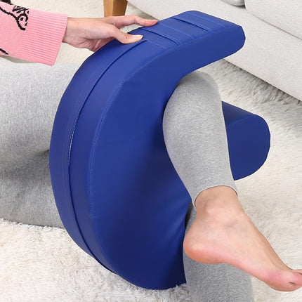 Elderly Anti-Pressure Easy Roller Pillow, Patient Turning Device U-shaped Pillow, Turning Device for Patients, Patient Turner, Bed Turning Aid Multi-purpose Turning Aid for Elderly People (Blue)