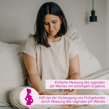 ELANEE Vaginal pH Self-Test for Early Detection of Bacterial Infections and Pregnancy Care, Ruptured Membranes, Bacterial Vaginosis, Bacterial Vaginosis Test, 2 Pieces (735-00)