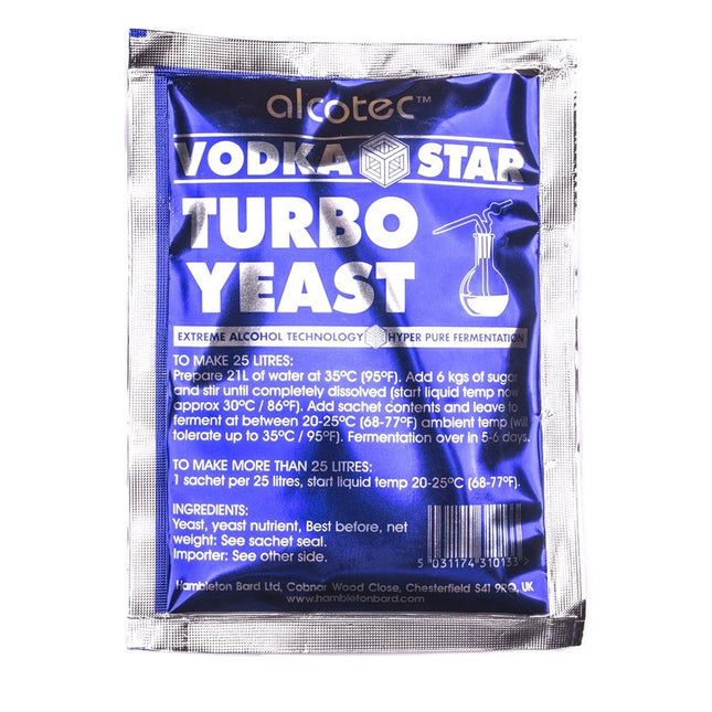 Turbo yeast VODKA STAR – Alcotec Turbo yeast vodka yeast vodka distilling fermentation yeast vodka hooch alcohol alcoholmeter …