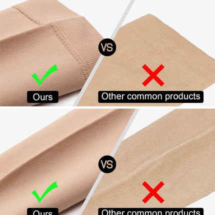 2 Pairs of Calf Medical Compression Stockings for Men &amp; Women 20-30 mmHg, Class 2, Calf Support, Graduated Support Stockings for Varicose Veins, Edema, Flight Sports (Black+Beige, L)