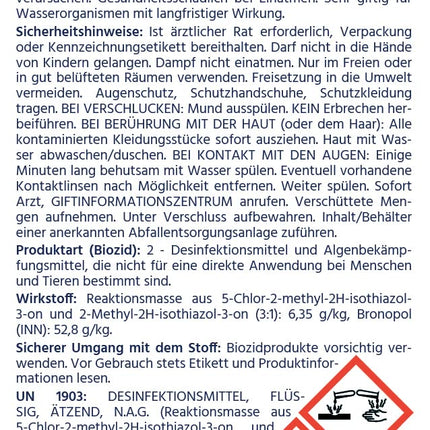 Hanse Pro Waterbed Firstfiller, 2 x 500 ml I Optimal first filling of waterbeds I Extra strong protection I Waterbed care I Special conditioner I Highly effective against bacteria and algae