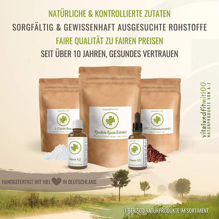 Choline - 300 g pure choline bitrate powder - formerly vitamin B4 - GMO-free - vegan - gluten-free - Choline