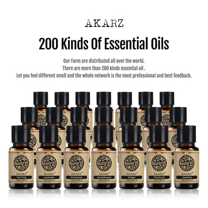 AKARZ Ambergris Essential Oil Natural Organic Ambergris Oil for Skin Body Hair Care, Diffuser, Candle, Soap, DIY, Massage Aroma 10ml