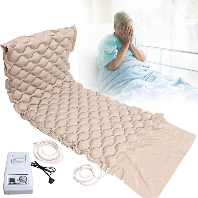 LINTAIZUO Anti-Decubitus Air Mattress, Hospital Replacement Mattress with Low Air Loss for Medical Bed Covers for Pressure Ulcers and Bed Sores, Variable Inflatable Pressure Pump System