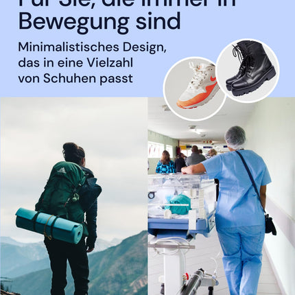 YOGAMEDIC Heel Cushions for Shoes, Heel Spur, 4 Pack, Orthopedic Gel Heel Insert, Heel Cushion for Achilles Tendon, Plantar Fasciitis, Insole (Size 40-45)