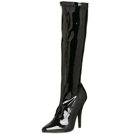 Pleaser Women's SEDUCE-2000 Short Boots, Black (Noir brillant)