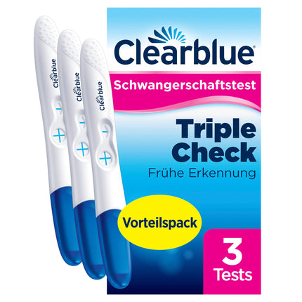 Clearblue Pregnancy Test Early Detection, Early Test, Pregnancy Test, 3x Early Pregnancy Test / Early Pregnancy Test, Value Pack, 99% Reliable, Determine Pregnancy, 25 mIU/ml