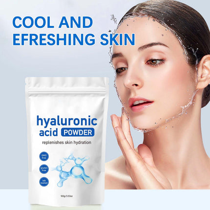Hyaluronic Acid Serum Powder, Low Molecular Weight, Vegan Cosmetics Grade, Water Soluble, Skin Hydration and Moisture Support Supplements for DIY Facial Serum &amp; Anti-Aging Skincare (1)