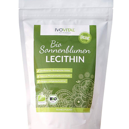 ORGANIC Sunflower Lecithin Powder, IVOVITAL® (Organic Certified) (300g)