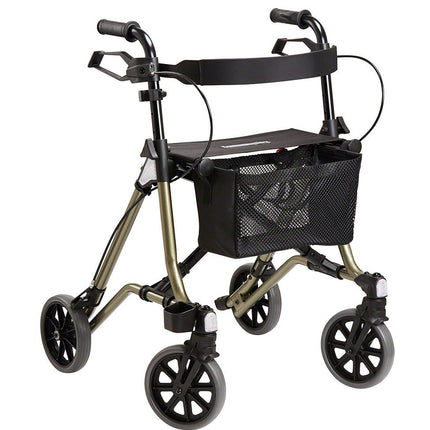 Dietz Taima M-GT lightweight rollator made of aluminum with back strap and bag and only 5.8 kg weight