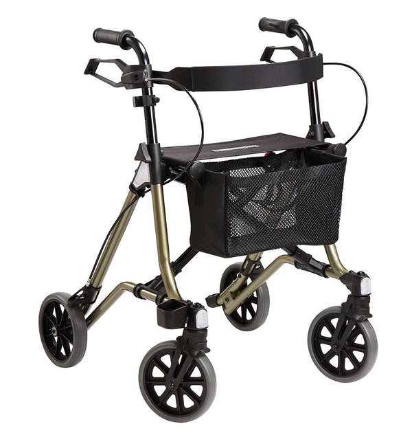 Dietz Taima M-GT lightweight rollator made of aluminum with back strap and bag and only 5.8 kg weight