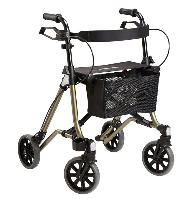 Dietz Taima M-GT lightweight rollator made of aluminum with back strap and bag and only 5.8 kg weight